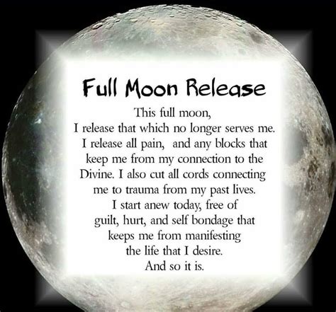 Wiccan spells for the full moon
